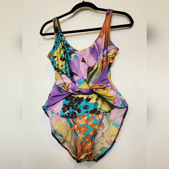 Cole of California Vintage One piece Swimsuit - Size 12 - Picture 7 of 13